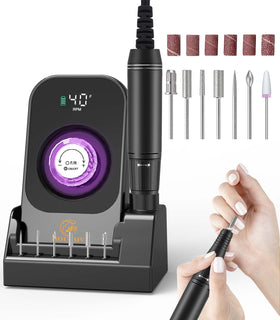 HOUSMV portable-nail-drill-40000rpm delivers smooth performance for at-home manicures.