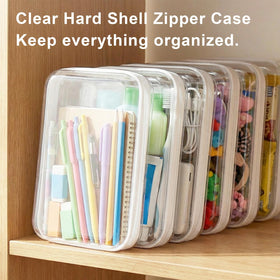 HOUYEE clear toy storage bag large keeps kids' items tidy