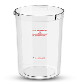Hovinke water jar for facial steamer – front view with large capacity for fewer refills
