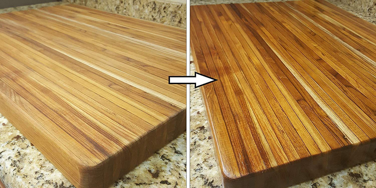 Wood grain sheen after conditioning with Howard BBC012.