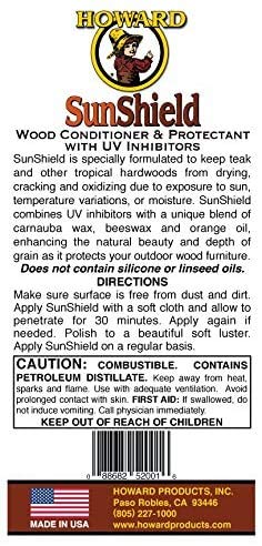 Howard Furniture Conditioner 16oz 2-pack with soft cloth for even application.