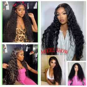 Hoyrhra Brazilian virgin human hair wig feels soft and tangle-free