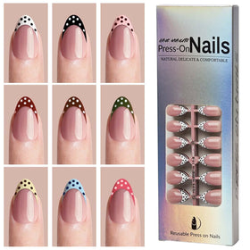 HPYFOI 9-color nail kit with designs for versatile looks