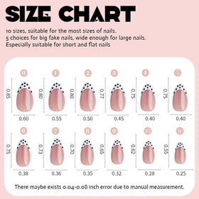 HPYFOI polka dot nails offer salon vibes without tools