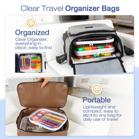 HQAUT secure stackable structure maximizes vertical space in drawers and luggage.