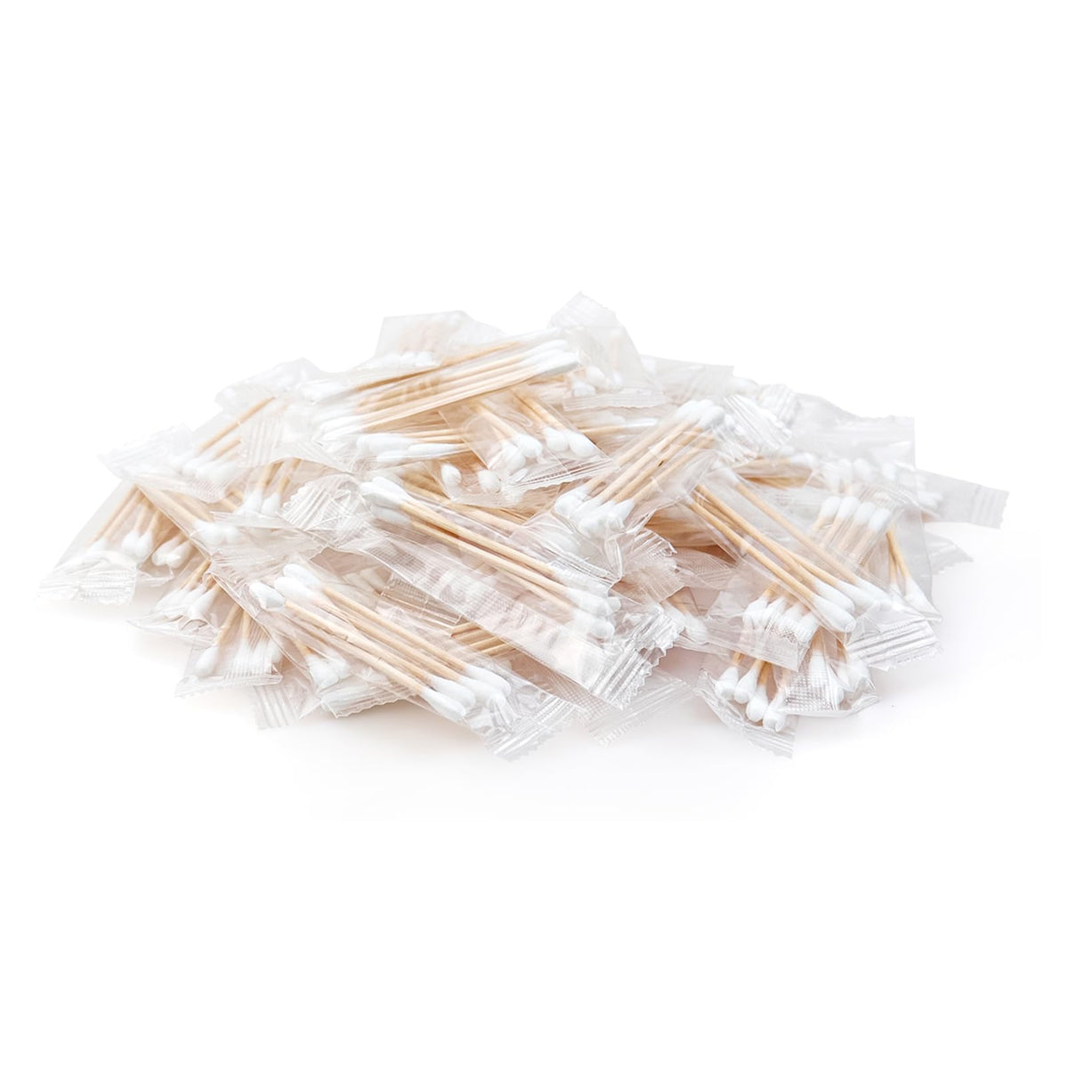 HQSL-sund cotton swabs 200-pack, individually wrapped for hygienic daily use.