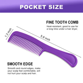 HQSLsund long pocket combs travel-friendly and lightweight