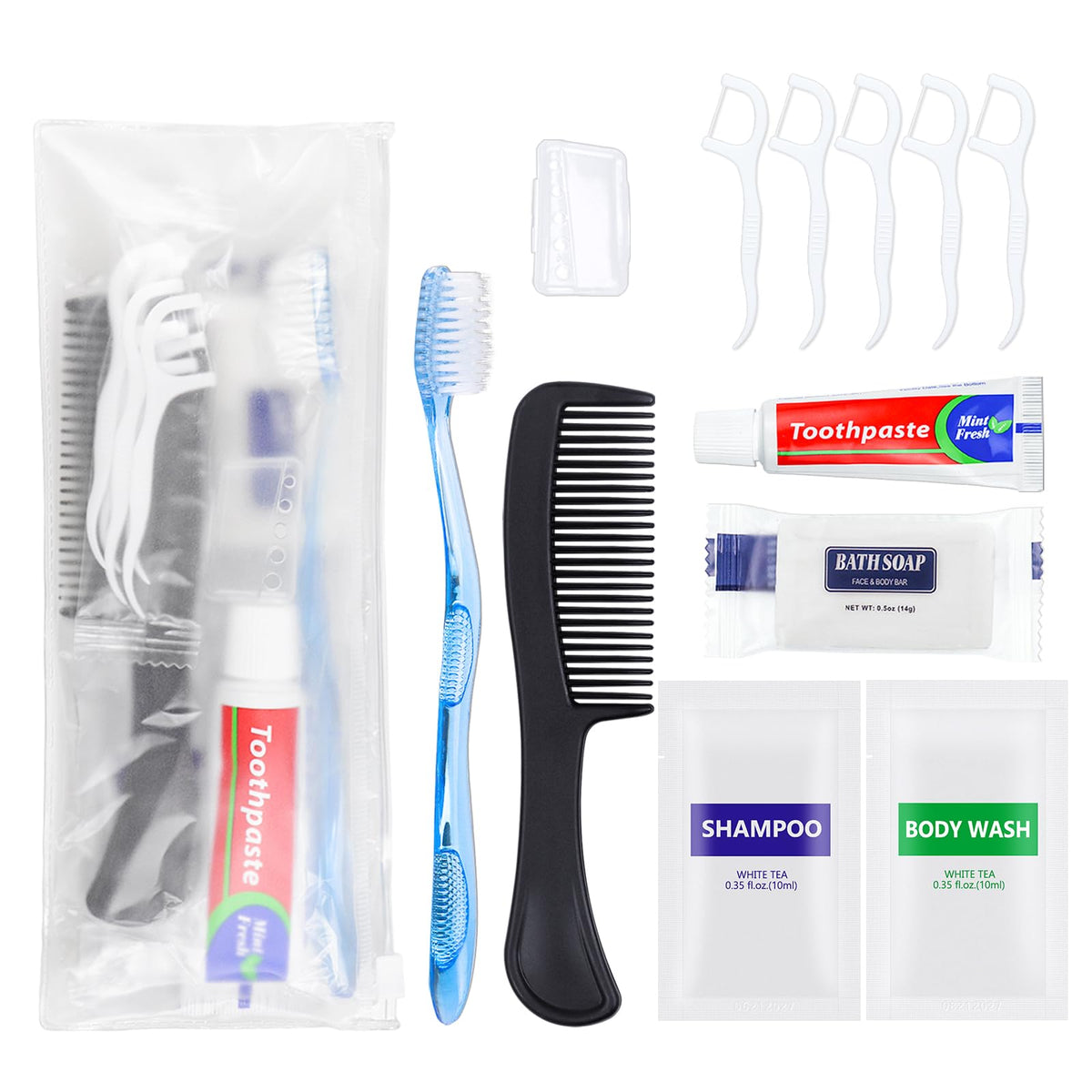HQSLsund toothbrush pack with soft bristles for gentle daily cleaning.