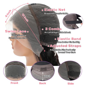 HRTND adjustable cap with four combs ensures a secure fit.
