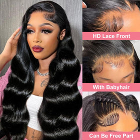 HRTND pre-plucked hairline for easy application and a realistic look.