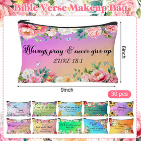 HSDSH Christian makeup bag collection in 10 styles for versatile gifting.