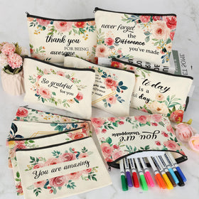 HSDSH inspirational bag in use with cosmetics, illustrating ample capacity.