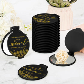 HSDSH two-way folding compact mirror for versatile on-the-go use.