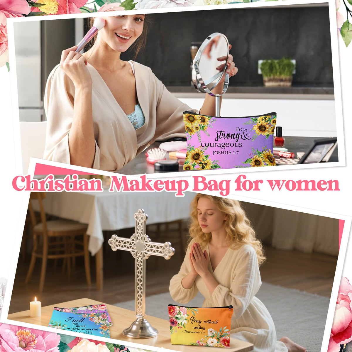 HSDSH inspirational makeup bag makes a thoughtful gift for mom and friends.