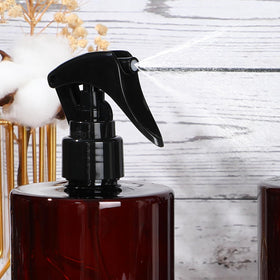 Hsei amber spray bottle shows UV protection color preserving delicate formulas