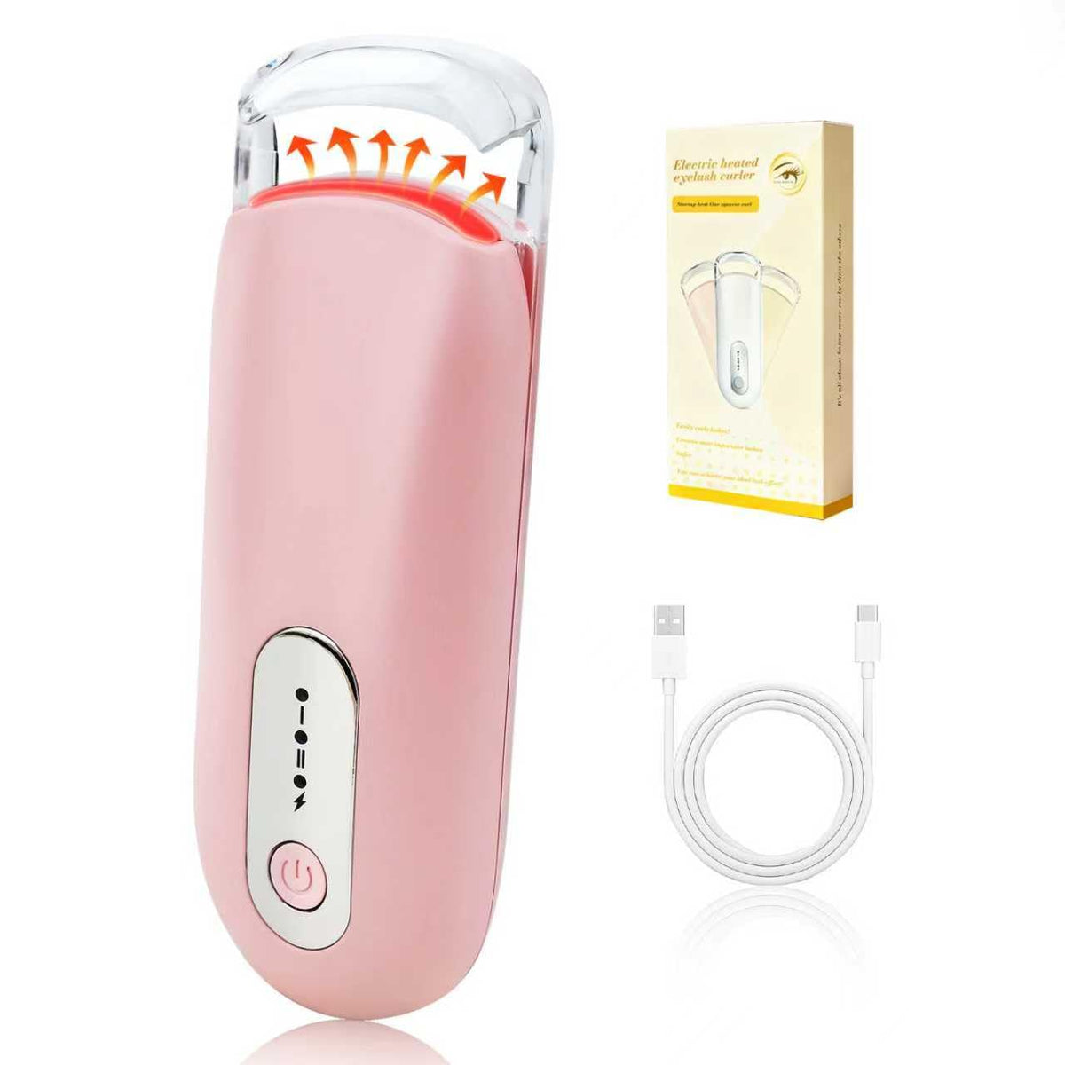 Hsenowi heated eyelash curler compact design for on-the-go curling