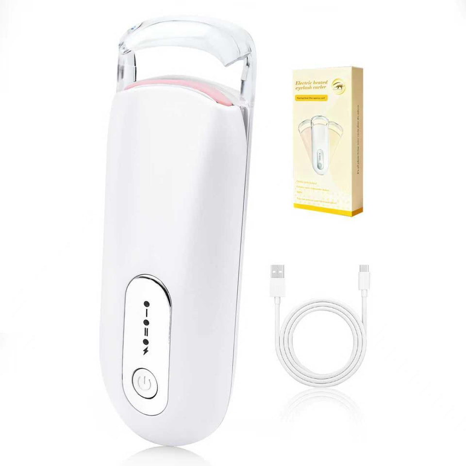 Hsenowi heated eyelash curler on table for everyday use.