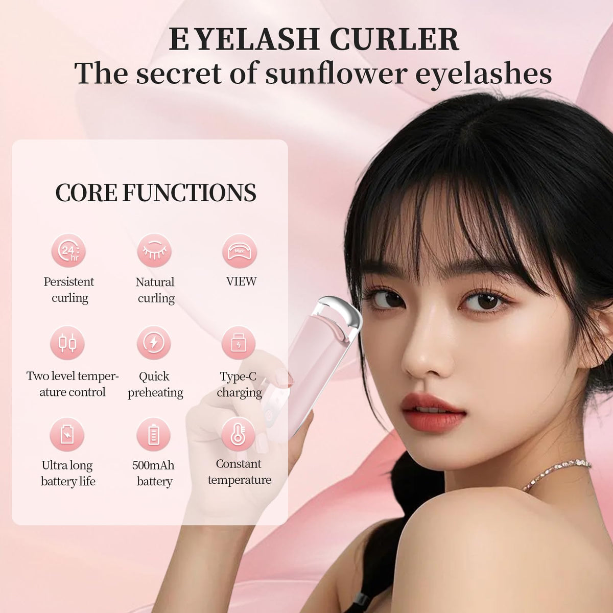 Hsenowi liquid silicone gel layer cushions lashes for gentle curling
