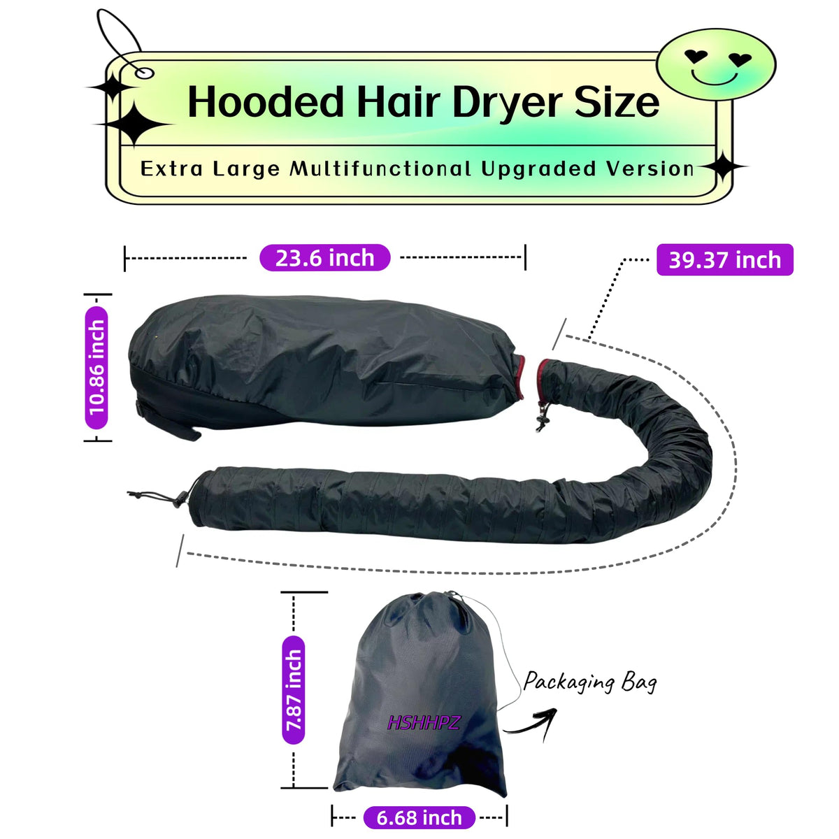 HSHHPZ soft diffuser helps speed drying with reduced heat exposure
