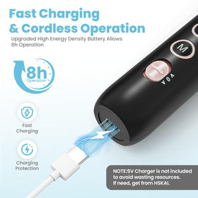 HSKAI nail drill offers 10 speeds and dual rotations for thick nails