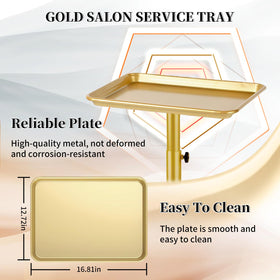 HSONBIUTY adjustable-height hair tray with knob for ergonomic setup