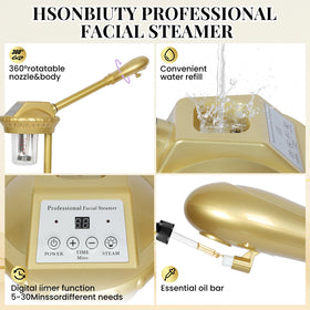 HSONBIUTY adjustable height stand for comfortable, ergonomic home spa use.
