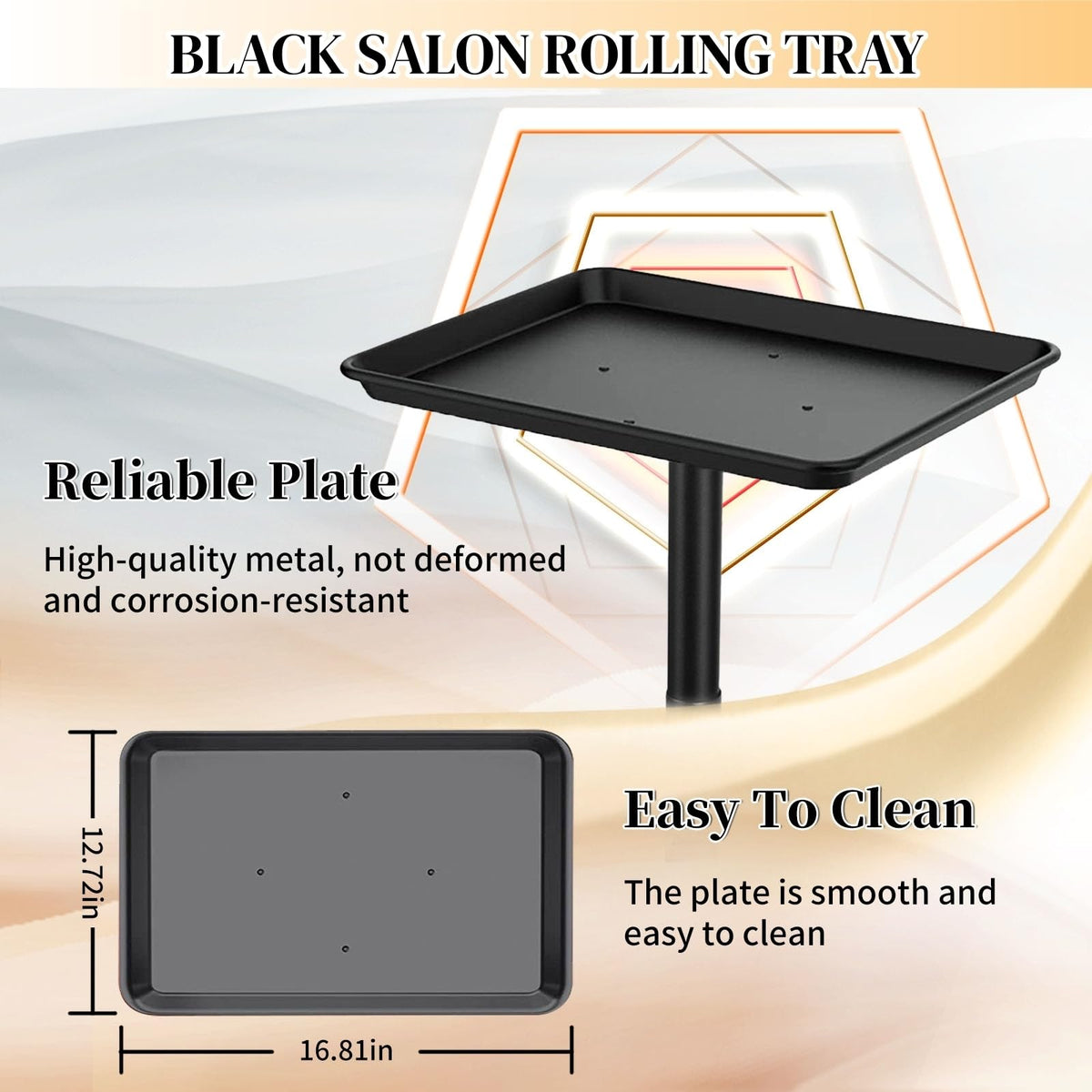 HSONBIUTY adjustable-height tray for customized comfort during sessions.