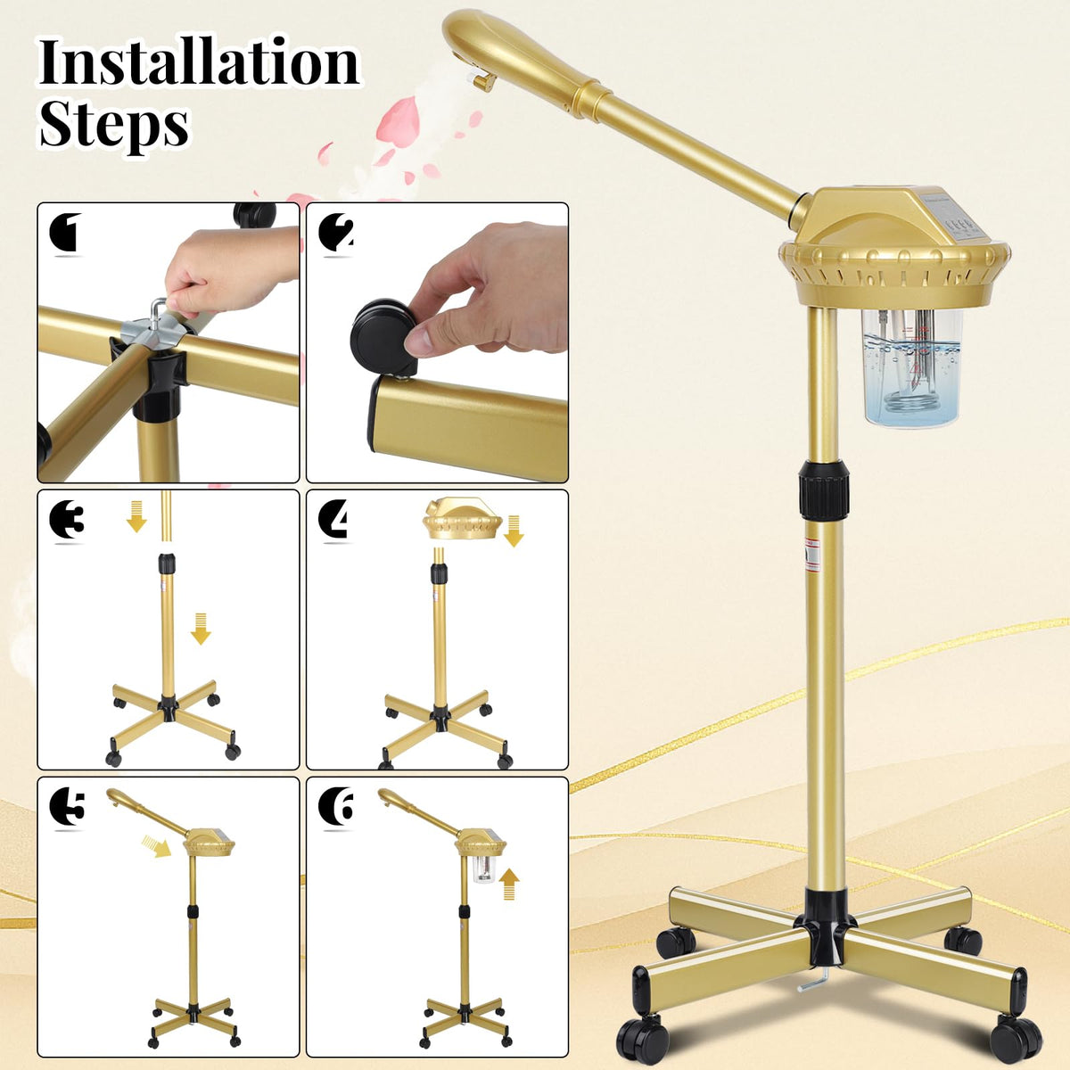 HSONBIUTY auto-stop feature prevents operation when water is low.