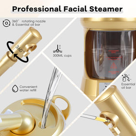 HSONBIUTY nano ionic steamer supports pore cleansing and hydration.