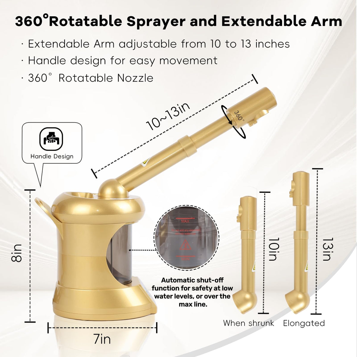 HSONBIUTY ozone steamer adds aroma-friendly operation.