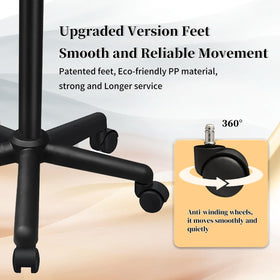 HSONBIUTY smooth surface is easy to sanitize between clients.