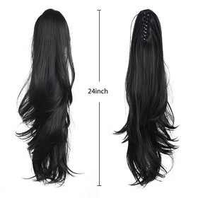 12-inch long HSPJHTM ponytail extension ready for everyday wear.