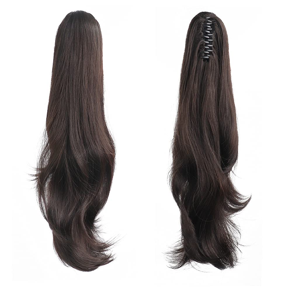 HSPJHTM Ponytail Extension clipped on for quick, secure styling.
