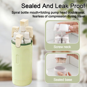 Simple steps to assemble and fill HSXCCL travel bottles