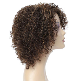 HUA chocolate brown auburn mix for versatile styling.
