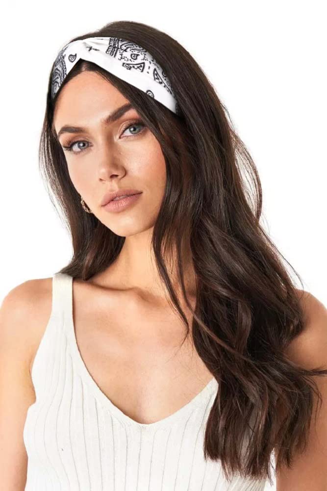 Huachi 8-piece bandana headband set offers mix-and-match styling.