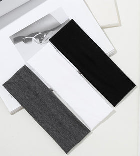 Huachi beige headbands with stretchy fabric for comfortable style