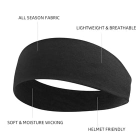 Huachi white headbands provide a clean, versatile accessory