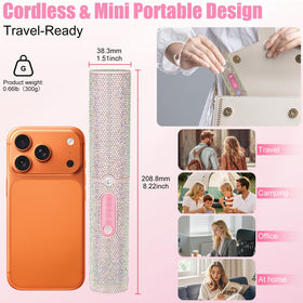 Huajun travel-friendly size fits purses and carry-ons
