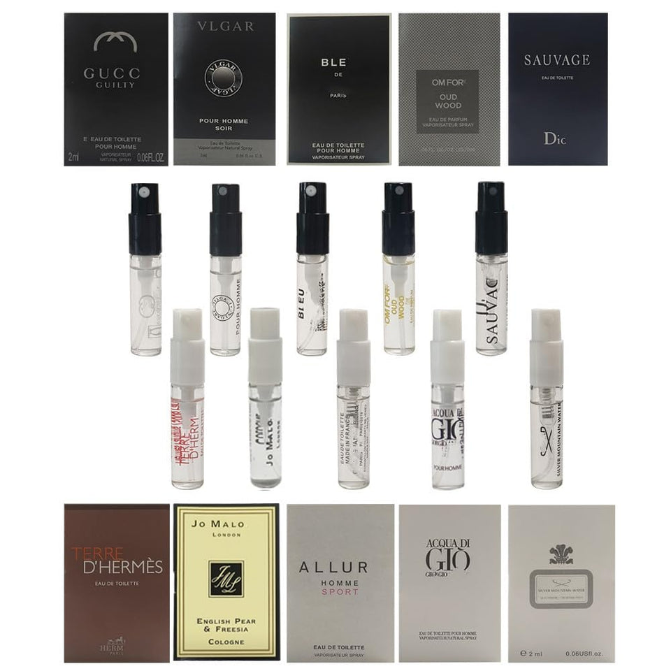 Huatsing Sufeasdf men's fragrance sampler bundle for on-the-go exploration.