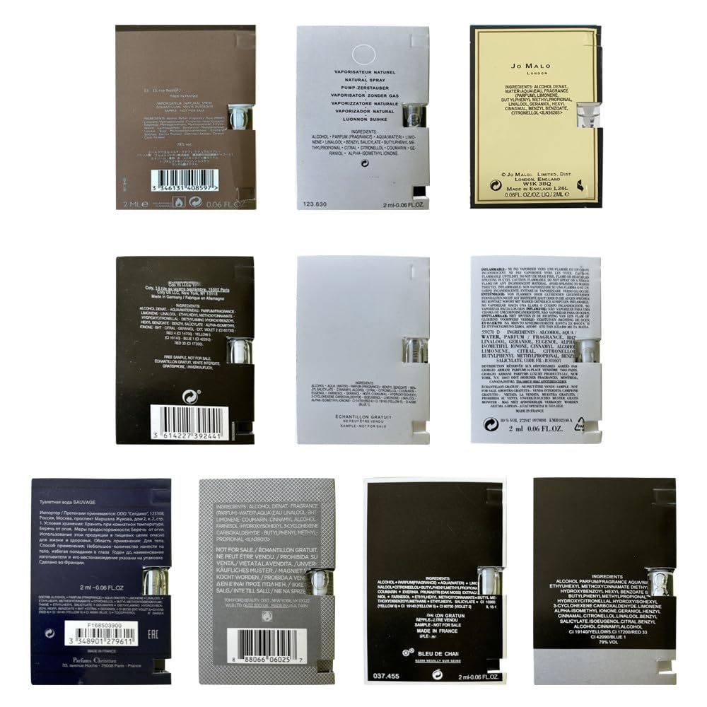 Huatsing Sufeasdf travel-ready fragrance vial set for on-the-go testing.