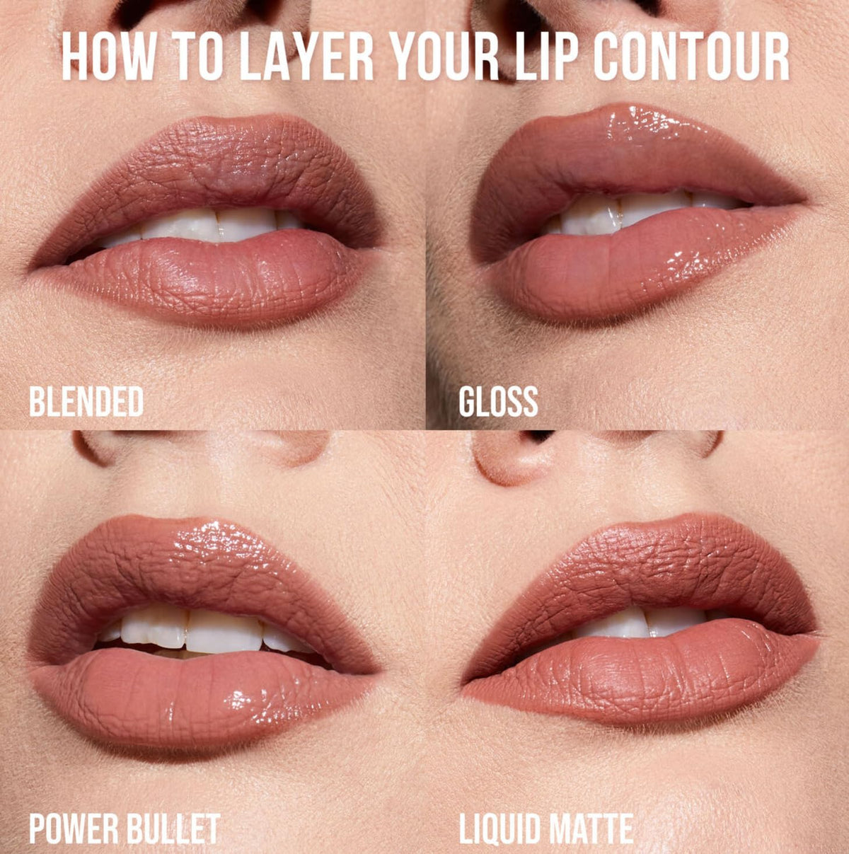 Huda Lip Contour Duo packaging closeup highlights sleek design