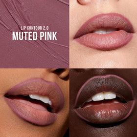 Huda Lip Contour Duo Pinkybrown pencil for natural definition