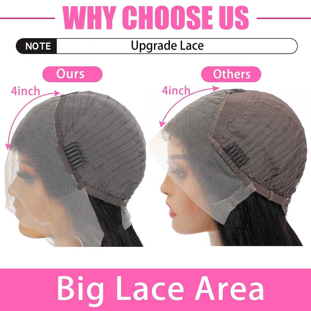 HUIDI 200 density wig for full, natural-looking silhouette