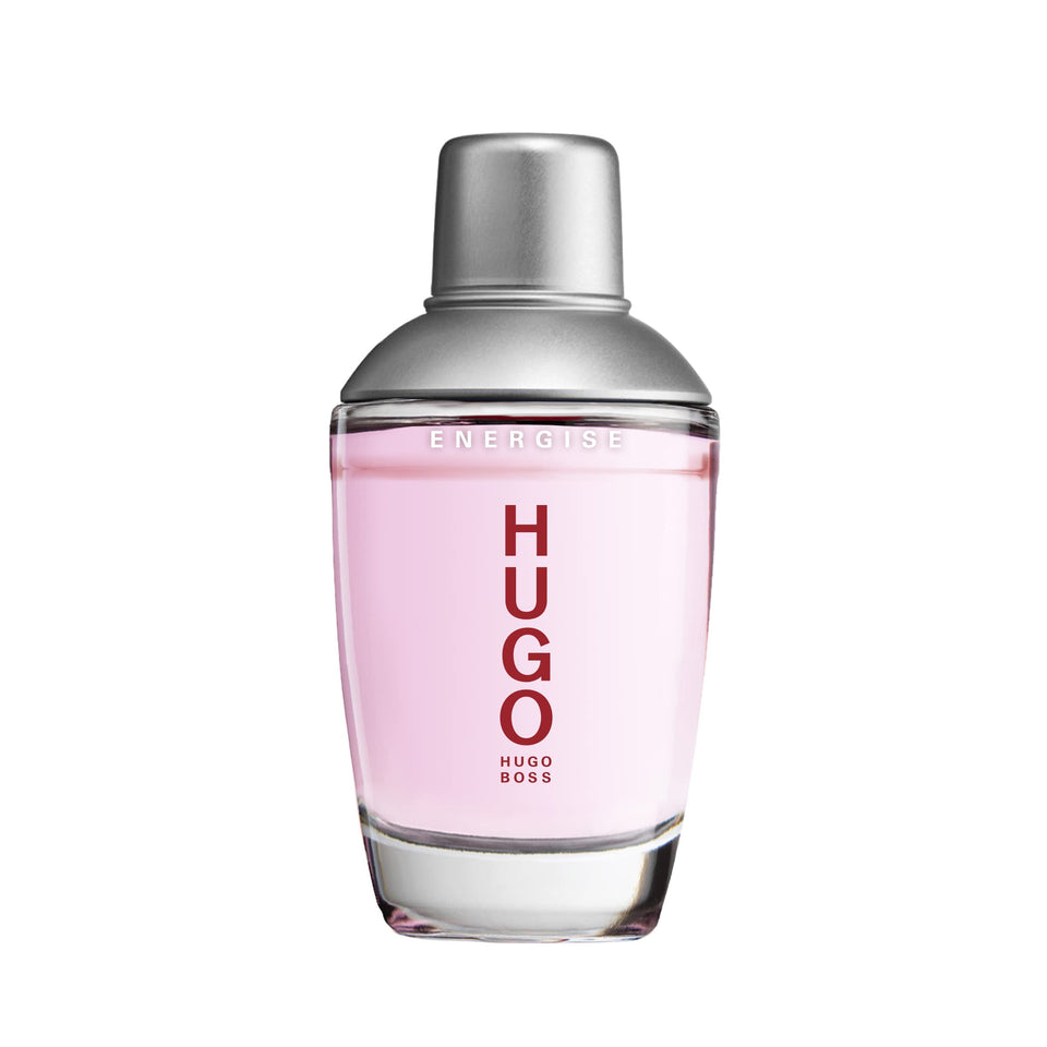 Hugo Energise bottle design, modern and energetic for everyday confidence
