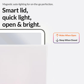 HUGOAI mirror offers 3 light modes for different occasions.