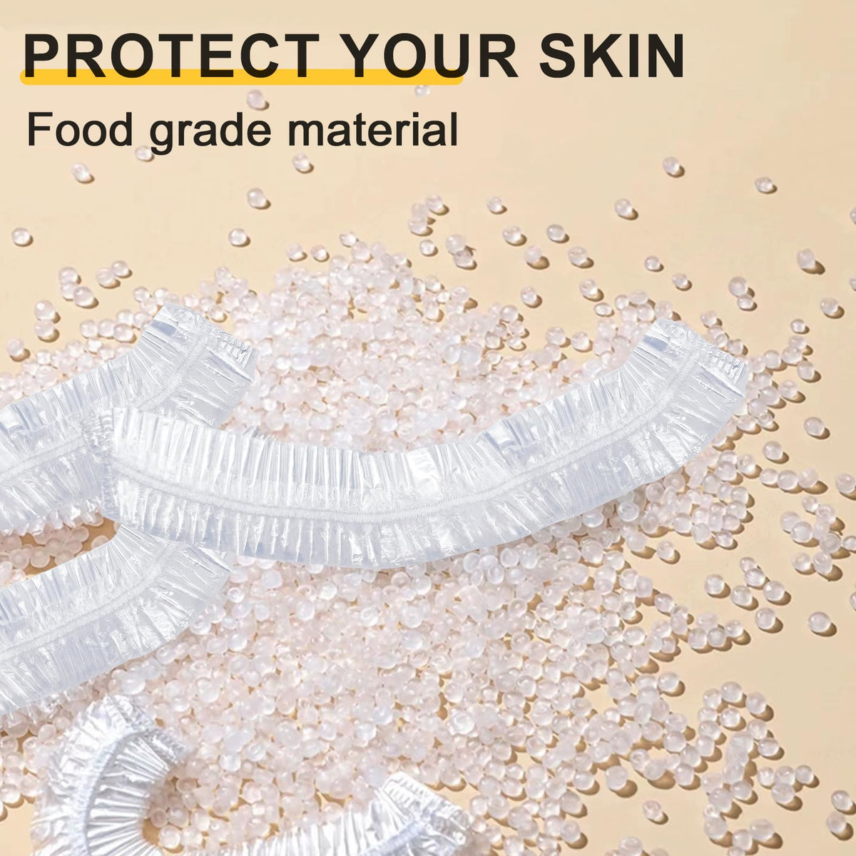 HUHKOUAE thick polyethylene tray cover offers durable barrier and tear resistance.