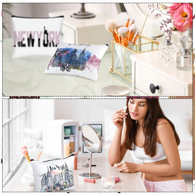 Huhumy New York cosmetic bag pattern 5 versatile gift idea for NYC fans