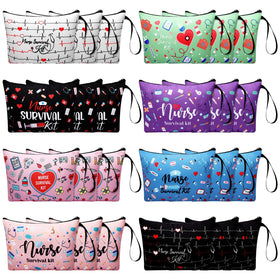 Huhumy nurse cosmetic bag style 1 with bright colors for travel organization