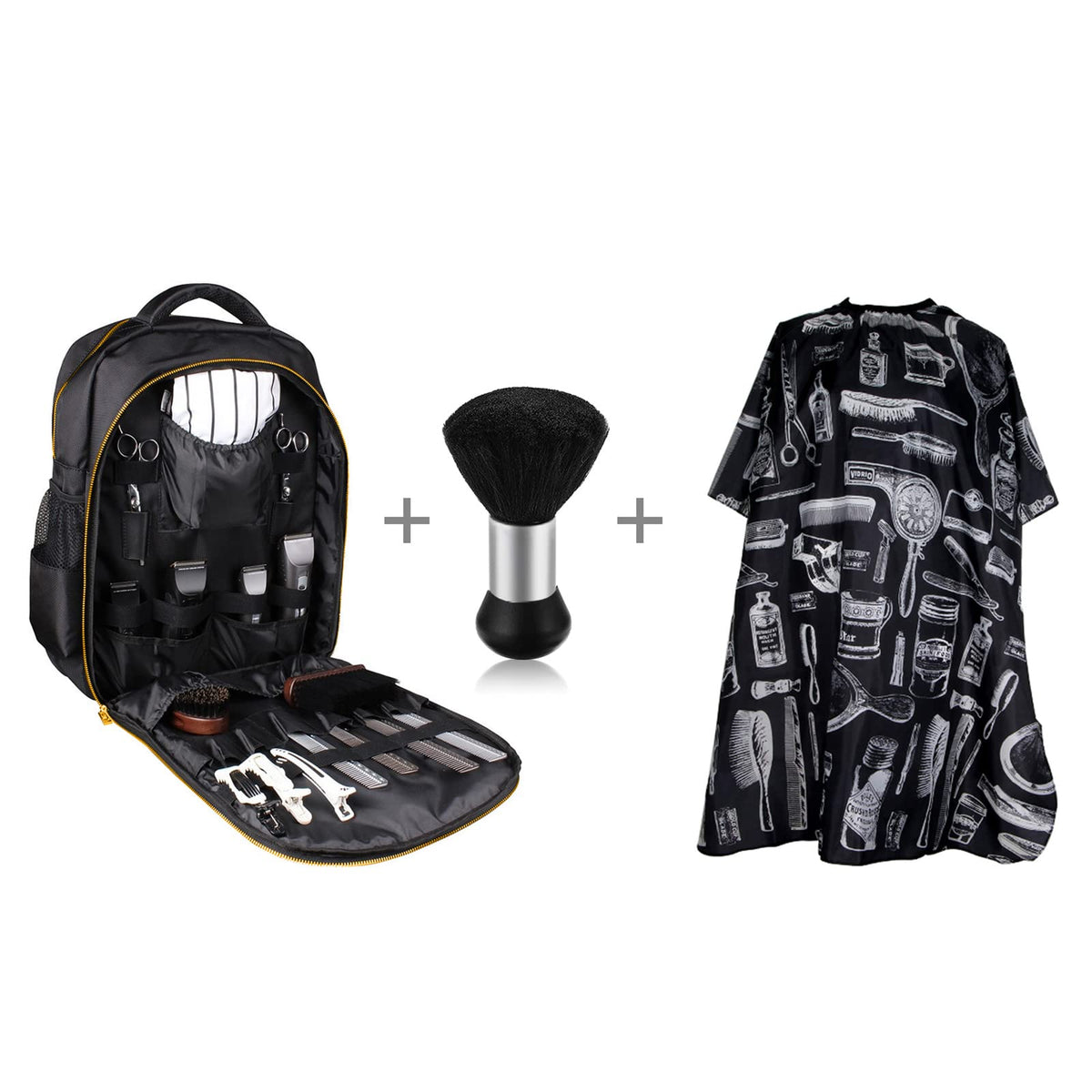 HUIMSWARM Barber Backpack ergonomic shoulder straps improve comfort on long shifts